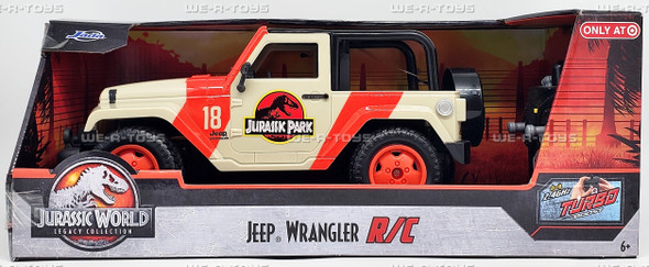 Jurassic World Legacy Collection Jurassic Park Jeep Wrangler Remote Vehicle Jada