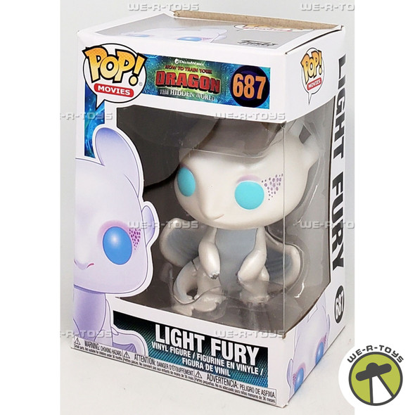 Funko POP Movies How to Train Your Dragon Light Fury 687 Vinyl Figure 36369
