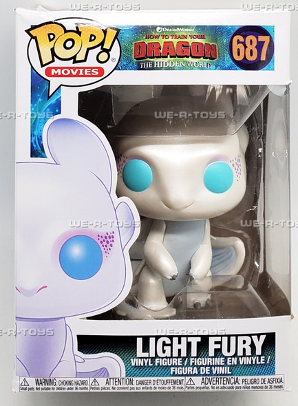 Funko POP Movies How to Train Your Dragon Light Fury 687 Vinyl Figure 36369