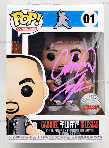 Funko POP Comedians Gabriel Fluffy Iglesias 01 Vinyl Figure 38526 SIGNED