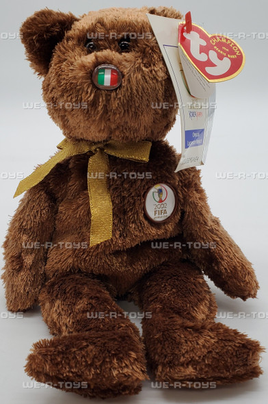 Ty Beanie Babies Champion the Bear Italy World Cup 2002