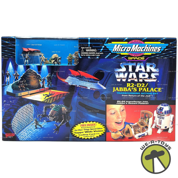 Micro Machines Space Star Wars R2-D2/Jabba's Palace Action Set 1994 Galoob 65813