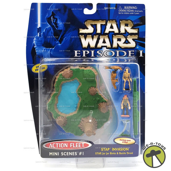 Star Wars Episode I STAP Invasion Mini Scene #1 Action Fleet 1998 Galoob #68121