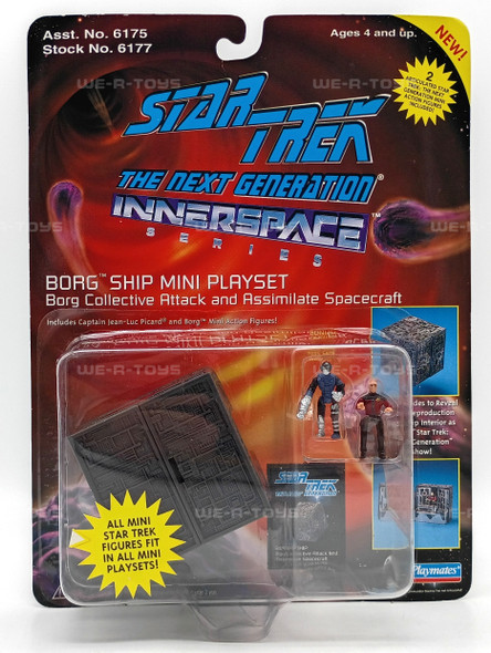 Star Trek The Next Generation Borg Ship Mini Playset Item#6177 Playmates 1994