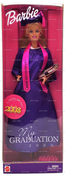 Barbie My Graduation 2003 Doll Purple Gown Version Mattel #56330