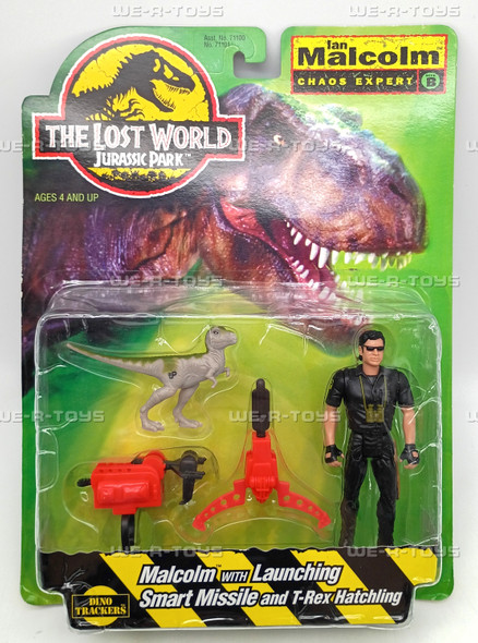 Jurassic Park The Lost World Ian Malcolm Chaos Expert Missile & T-Rex Hatchling