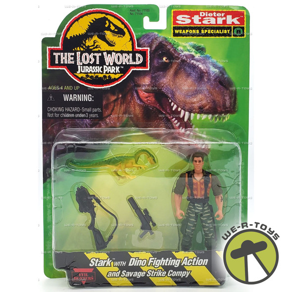 Jurassic Park The Lost World Dieter Stark Weapons Specialist Action Figure Set