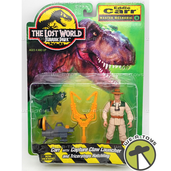 Jurassic Park The Lost World Eddie Carr Master Mechanic Action Figure Set 1996