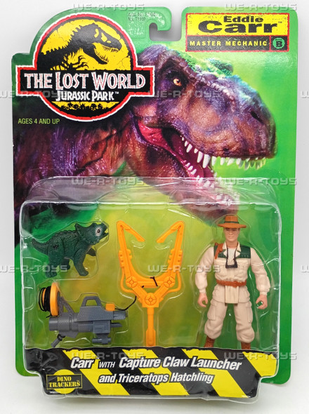 Jurassic Park The Lost World Eddie Carr Master Mechanic Action Figure Set 1996