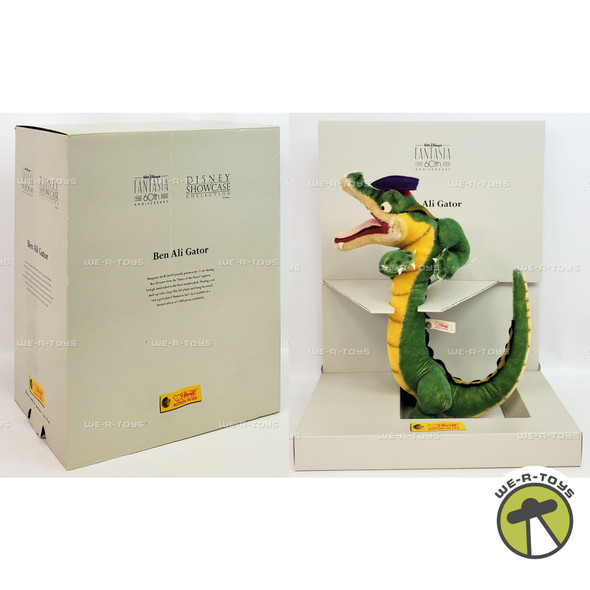 Steiff Disney Fantasia 60th Anniversary Ben Ali Gator Plush 65161