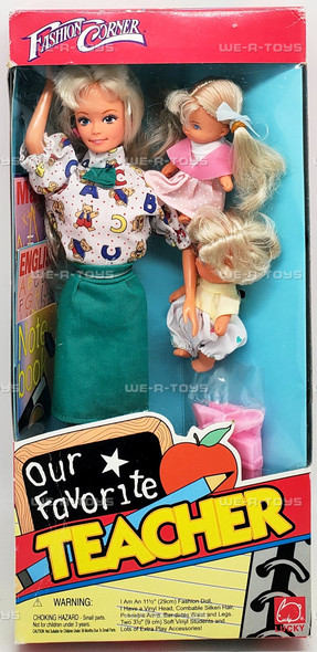 Fashion Corner Our Favorite Teacher Doll with Two Students Lucky 89234