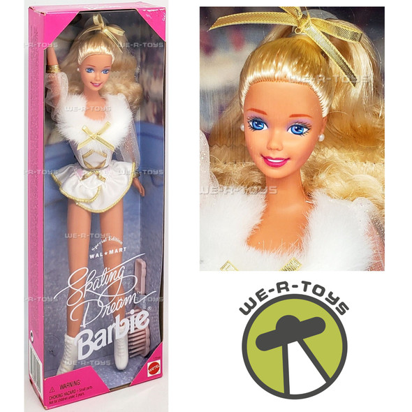 Skating Dream Barbie Doll Walmart Special Edition 1996 Mattel 17244