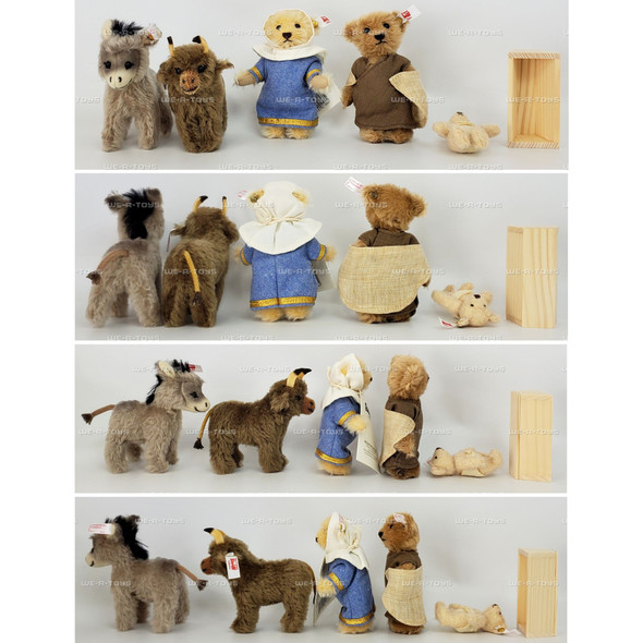 Steiff No. 127 Nativity Scene Plush Bear Set 02166