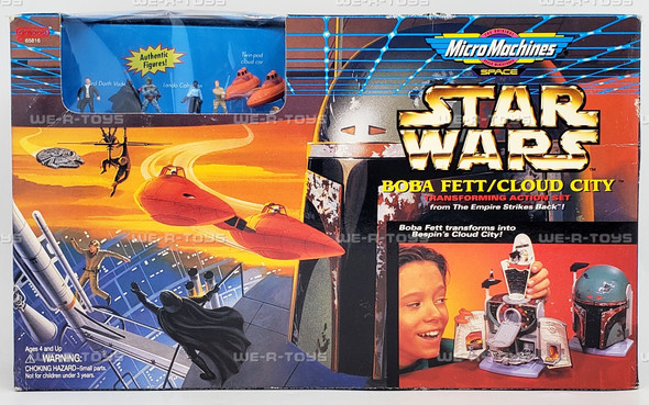 Star Wars Micro Machines Space Boba Fett/Cloud City Transforming Set 65816
