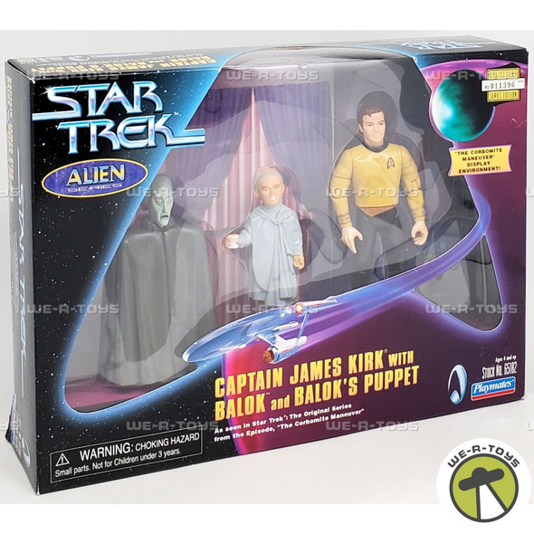 Star Trek Captain James Kirk with Balok and Balok's Puppet Action Figure Set