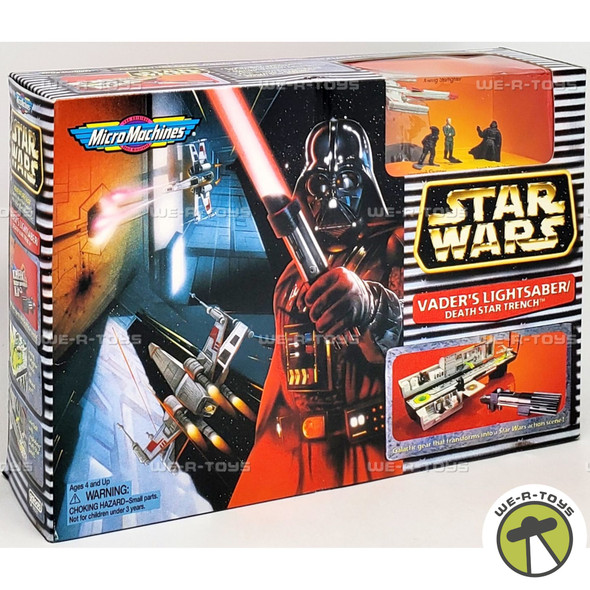 Star Wars Mirco Machines Darth Vader's Lightsaber Death Star Trench Galoob