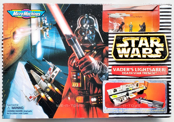 Star Wars Mirco Machines Darth Vader's Lightsaber Death Star Trench Galoob