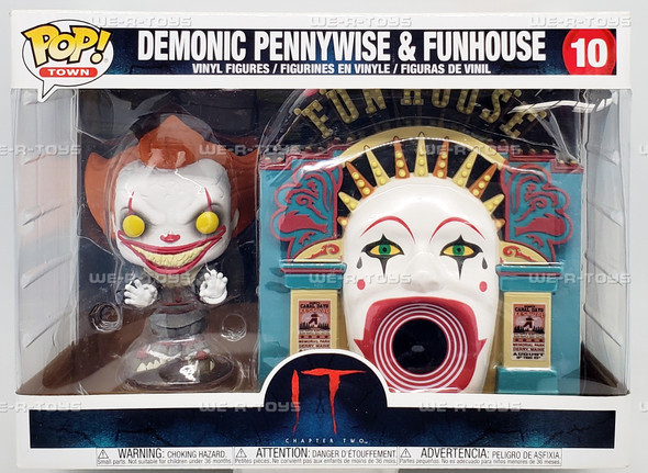 Funko POP Town It Chapter Two Demonic Pennywise with Funhouse 10 Vinyl Figure