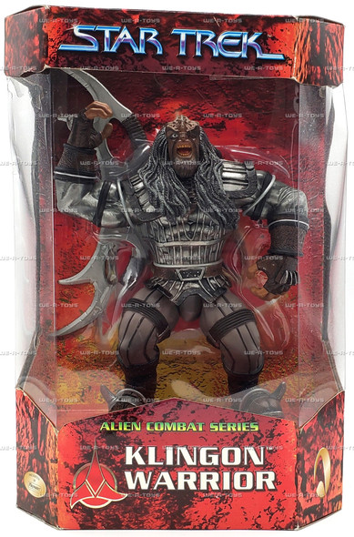 Star Trek Klingon Warrior Action Figure Alien Combat Series 1999 Playmates 65392