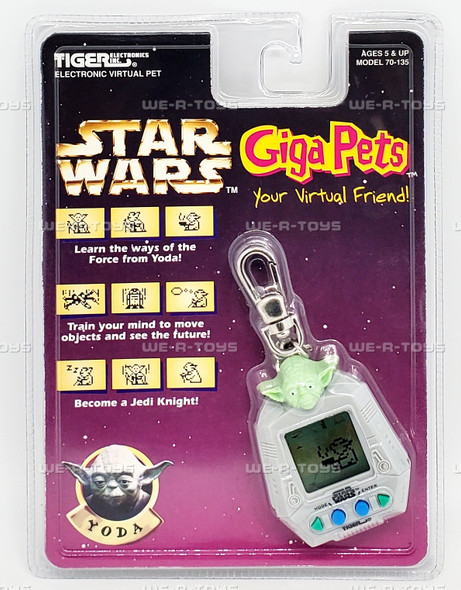 Star Wars Yoda Giga Pets Electronic Virtual Pet 1997 Tiger Electronics 00143