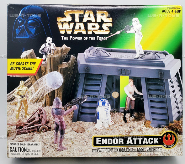Star Wars The Power of the Force Endor Attack Playset 1997 Kenner 27859