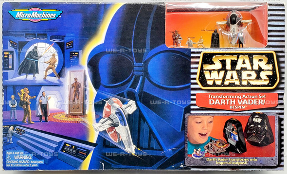 Star Wars Micro Machines Darth Vader Bespin Transforming Action Set Galoob 65812