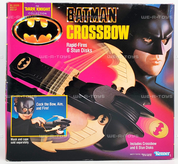 Batman Crossbow The Dark Knight Collection 1990 Kenner 63320