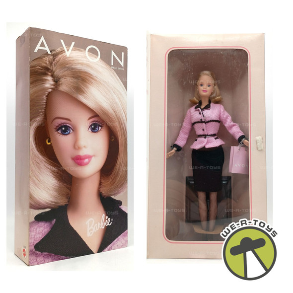 Avon Representative Barbie Doll Special Edition Blonde In Suit 1998 Mattel 22202