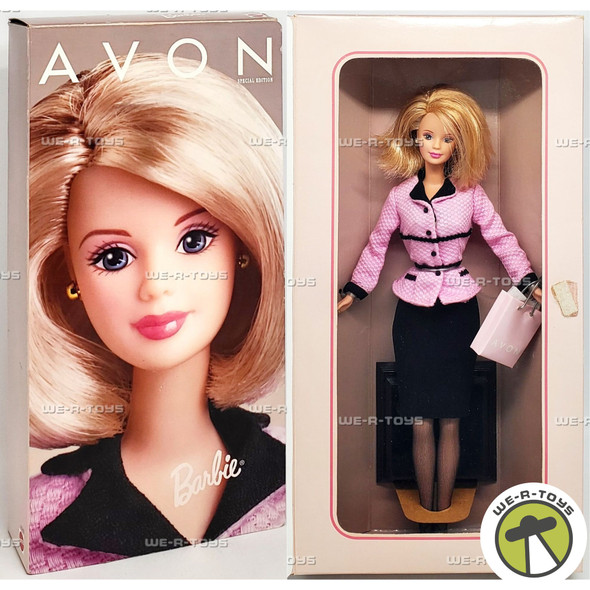 Avon Representative Barbie Doll Special Edition Blonde In Suit 1998 Mattel 22202