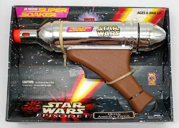 Star Wars Episode I Queen Amidala Pistol Air Pressure Super Soaker #8406 Larami