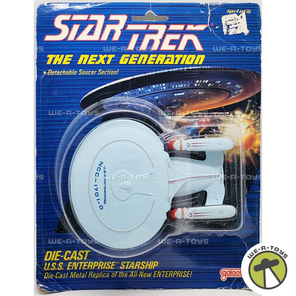 Star Trek The Next Generation Die Cast U.S.S. Enterprise Starship Galoob 05346