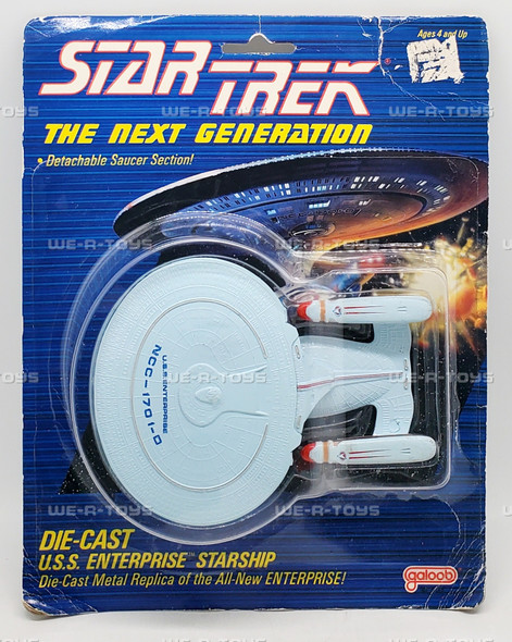 Star Trek The Next Generation Die Cast U.S.S. Enterprise Starship Galoob 05346