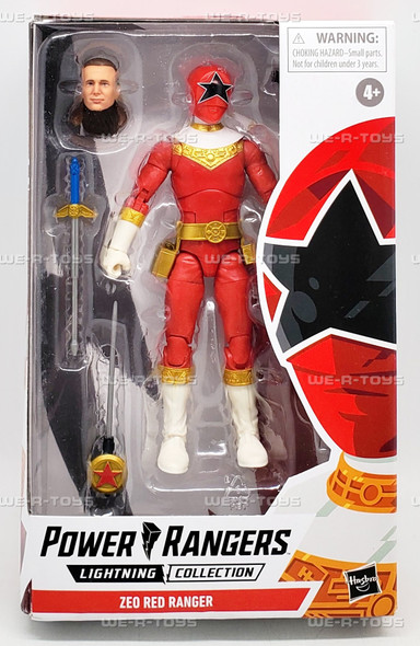 Power Rangers Lightning Collection Zeo Red Ranger Action Figure Hasbro 96042