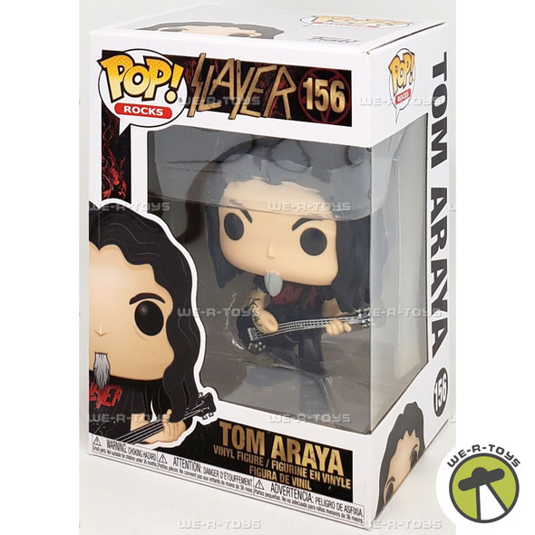 Funko POP Rocks Slayer Tom Araya 156 Vinyl Figure 45387