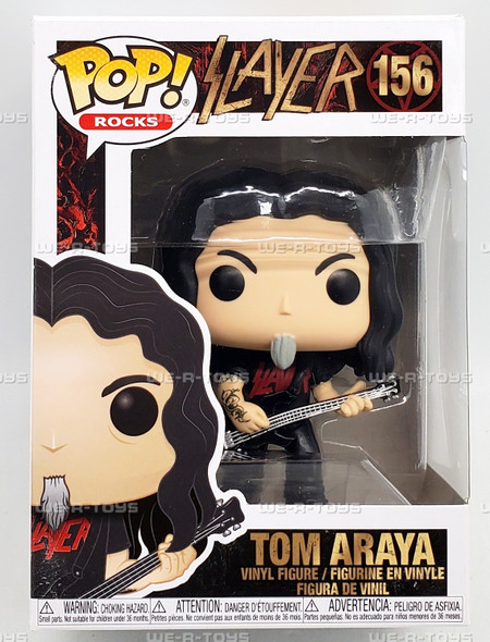 Funko POP Rocks Slayer Tom Araya 156 Vinyl Figure 45387