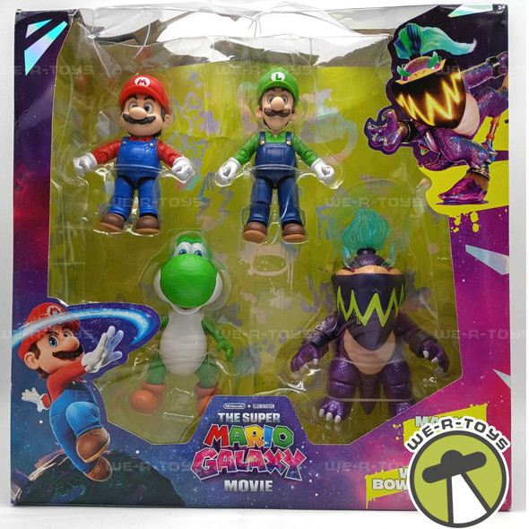 The Super Mario Galaxy Movie Action Figures Set of 4 Jakks Pacific 2026 #43230