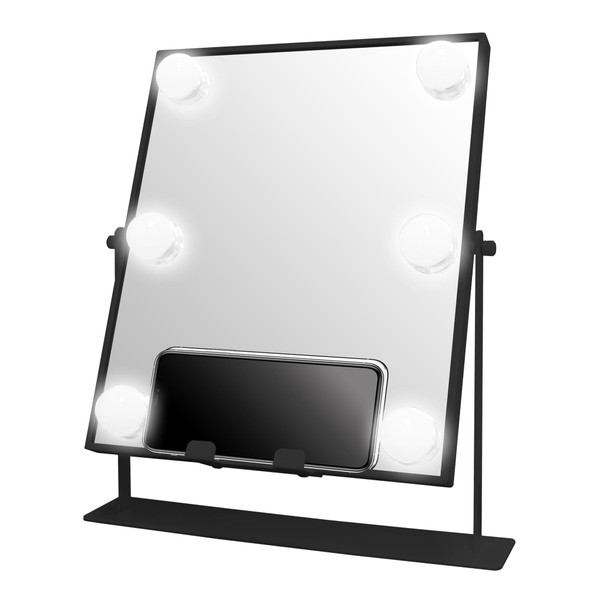 Danielle Creations Bluetooth L.E.D. Lighted Vanity Mirror, Black