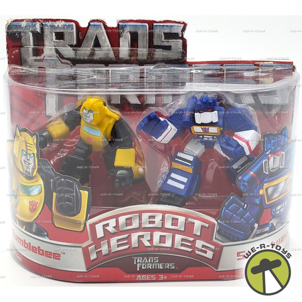 Transformers Robot Heroes Bumblebee vs Soundwave Mini Figure Set Hasbro #82914