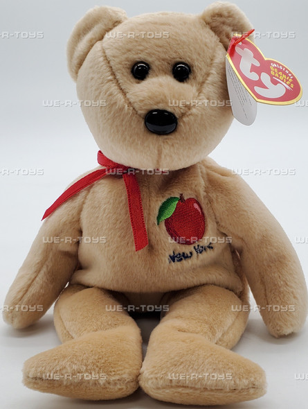 Ty Beanie Baby Big Apple the Bear New York City Plush 2004