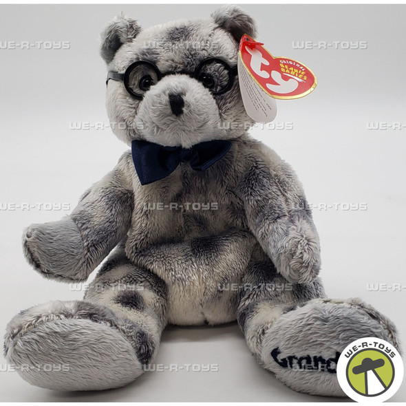 Ty Beanie Baby Grandfather the Bear Plush 2004