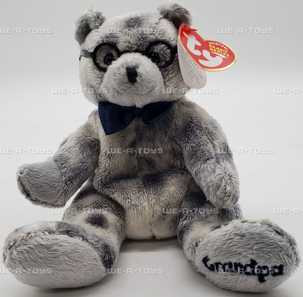 Ty Beanie Baby Grandfather the Bear Plush 2004