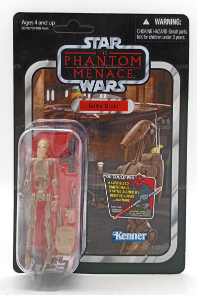 Star Wars The Vintage Collection Phantom Menace Battle Droid Action Figure 2011