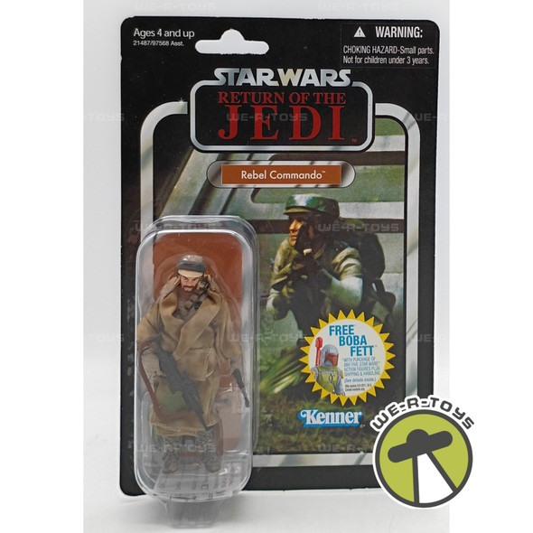 Star Wars Return of Jedi Rebel Commando Action Figure Kenner 2010 #21487
