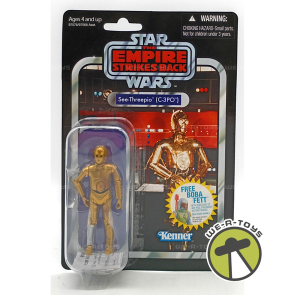 Star Wars The Empire Strikes Back See-Threepio C-3PO Action Figure 2010 Kenner