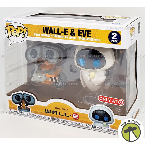 Funko POP Disney Pixar Wall-E and Eve Cinyl Figure 2 Pack 58689