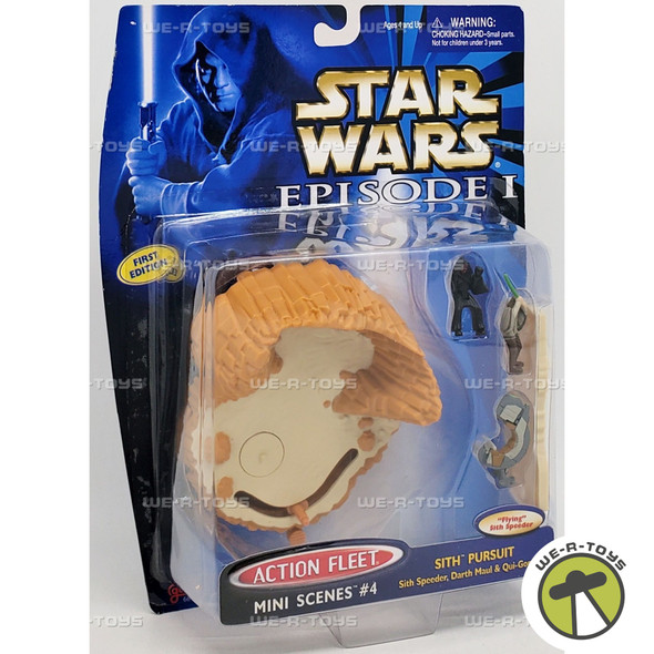 Star Wars Episode I Action Fleet Mini Scenes #4 Sith Pursuit Set Galoob 68124