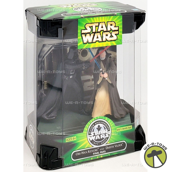 Star Wars Obi-Wan Kenobi and Darth Vader Final Fight 2001 Hasbro 84671