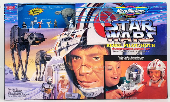 Micro Machines Space Star Wars Rebel Pilot/Hoth Transforming Action Set 65817