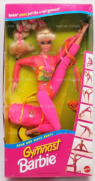 Gymnast Barbie with Bend and Move Body 1993 Mattel 12127