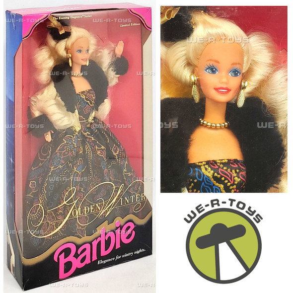 Golden Winter Barbie Doll 1993 Mattel 10684